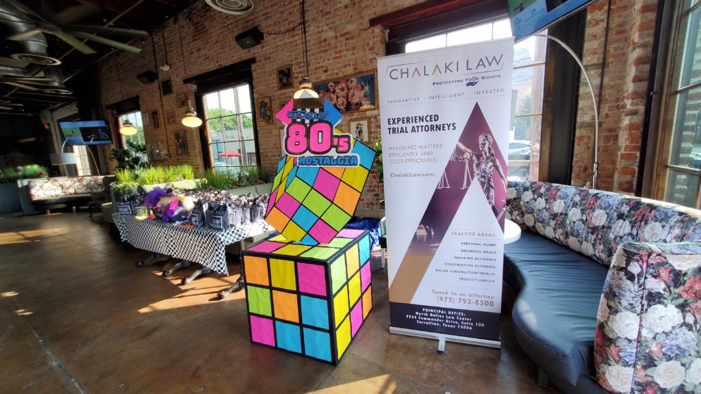 80's nostalgia rubik's cuibe and Chalaki Law poster