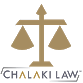 Chalaki Law logo with scales of justice